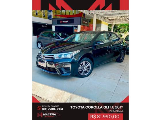 TOYOTA COROLLA 1.8 GLI UPPER 16V FLEX 4P AUTOMÁTICO TOYOTA COROLLA 1.8 GLI UPPER 16V FLEX 4P AUTOMÁTICO